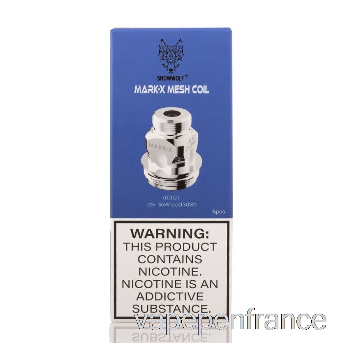 Bobines De Remplacement Snowwolf Mark-X Bobines 0,3 Ohm Stylo Vape